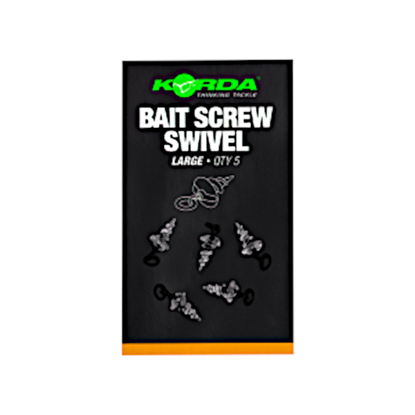 Korda Micro Ring Swivel Bait Screw (5 stuks)