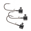 Reins NR Jig Head Matt Black Tungsten Loodvrij (4 of 3 stuks)