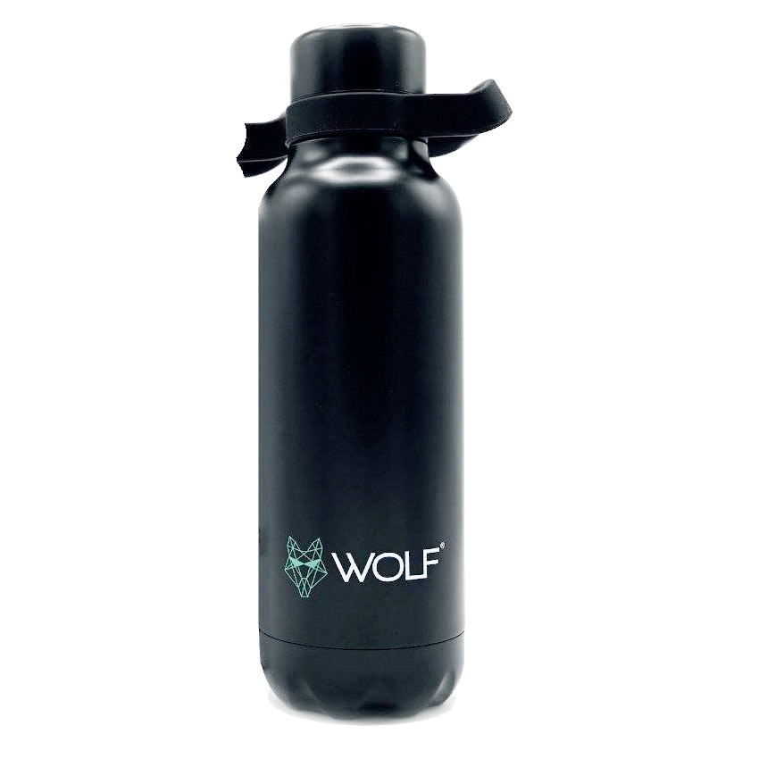 Wolf Flask 750ml Black Thermosfles