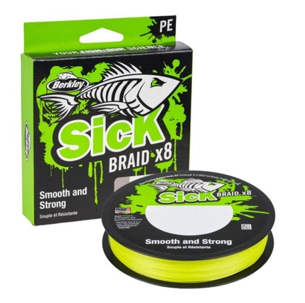 Berkley Sick Braid Hi-Viz Yellow 150m