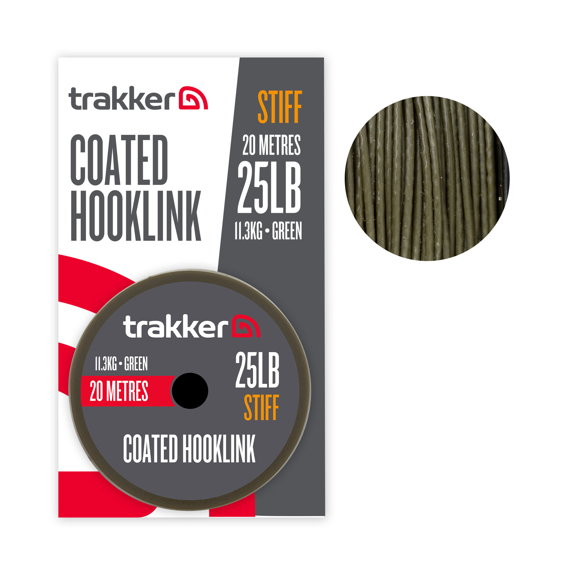 Trakker Stiff Coated Hooklink (20m)