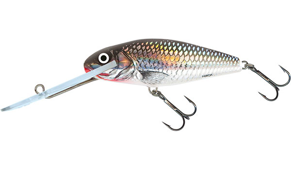 Salmo Perch Super Deep Runner Plug Holo Grey Shiner 12cm