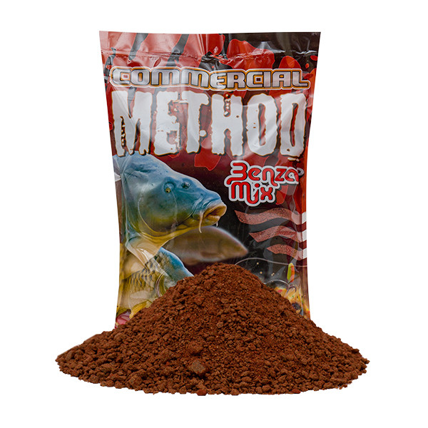 Benzar Mix Commercial Groundbait And Pellet Red Krill Dark Red (800g)