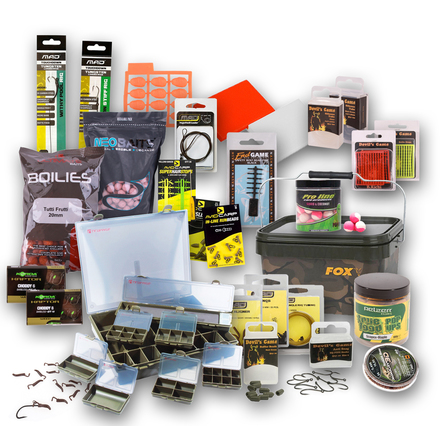 Ultimate Carp Tacklebox, boordevol end-tackle van bekende topmerken