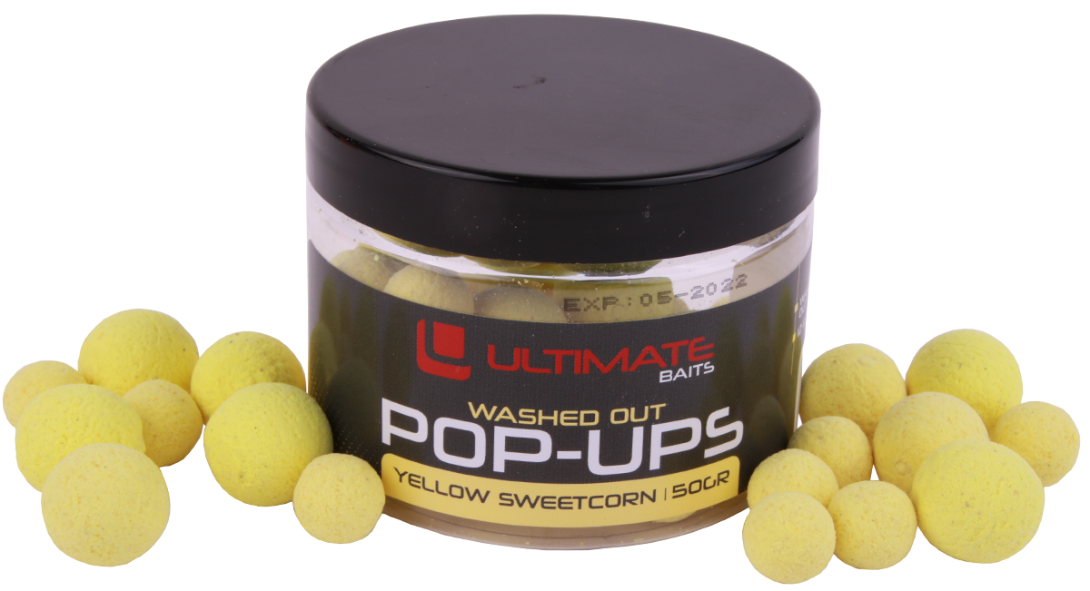 Ultimate Baits Washed Out Pop Ups 12+15mm